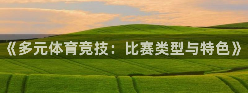 熊猫体育在线观看：《多元体育竞技：比赛类型与特色》