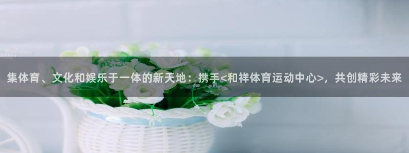 熊猫体育平台官网：集体育、文化和娱乐于一体的新天地：携手<和祥体育运动中心>，共创精彩未来