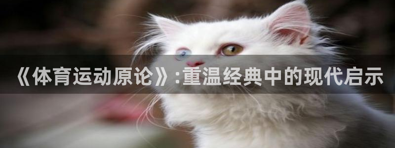 熊猫体育直播nba：《体育运动原论》:重温经典中的现代启示