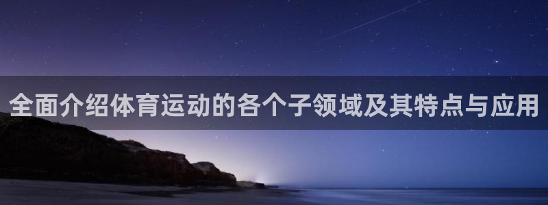 熊猫体育：全面介绍体育运动的各个子领域及其特点与应用
