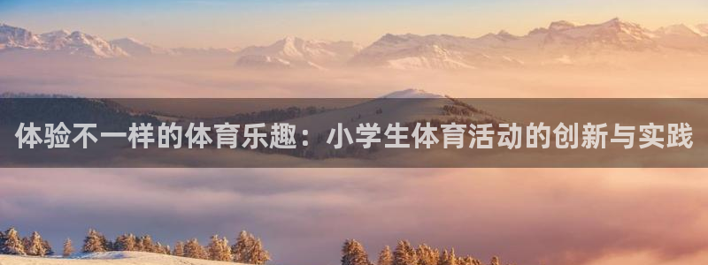熊猫体育文化有限公司：体验不一样的体育乐趣：小学生体育活动的创新与实践